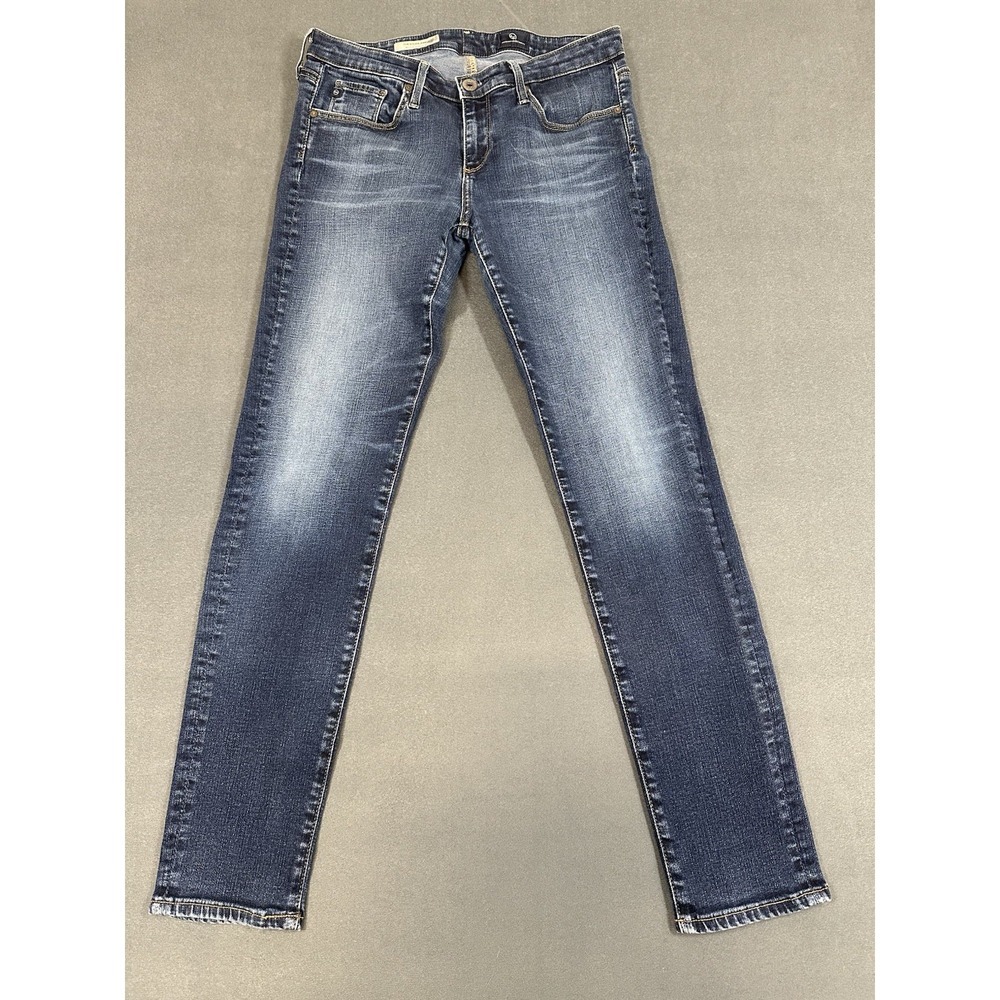 AG Adriano Goldschmied Jeans Womens 27R Blue Stevie Ankle Slim Straight Stretch
